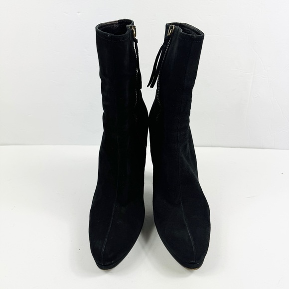 Miu Miu black suede ankle booties - Picture 3 of 13